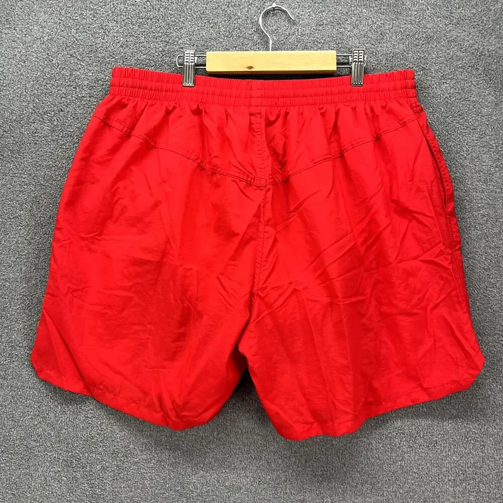 The Finals Swim Shorts‎ Mens XXL Red Trunk Deck with Back Pocket